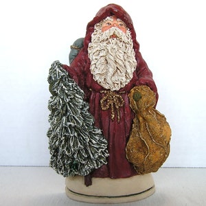 June McKenna Flat Back Santa 1991 Signed Limited Edition