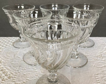 Fostoria Colony Water Goblets Set of Six (6)