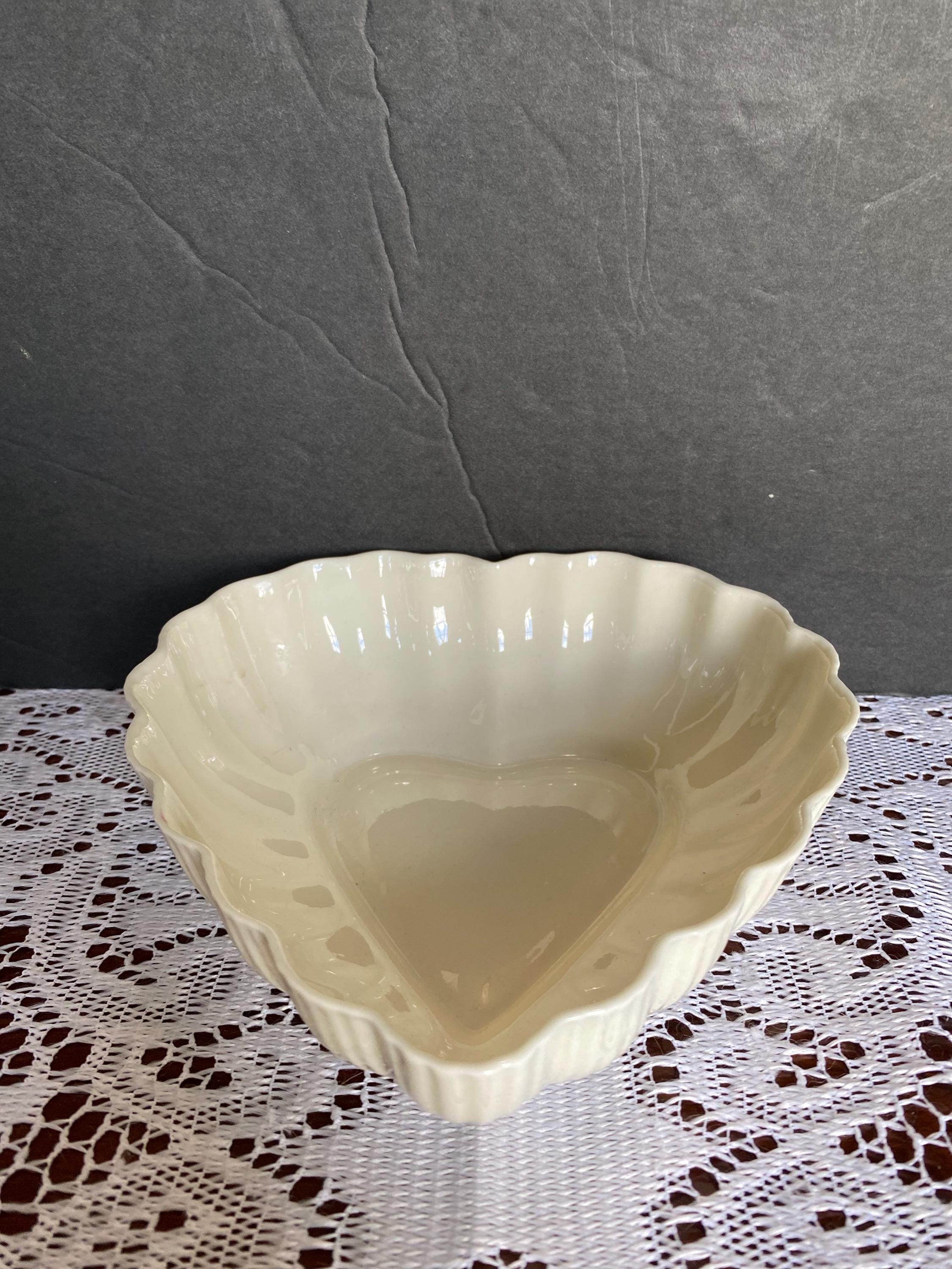 Belleek Heart - Etsy