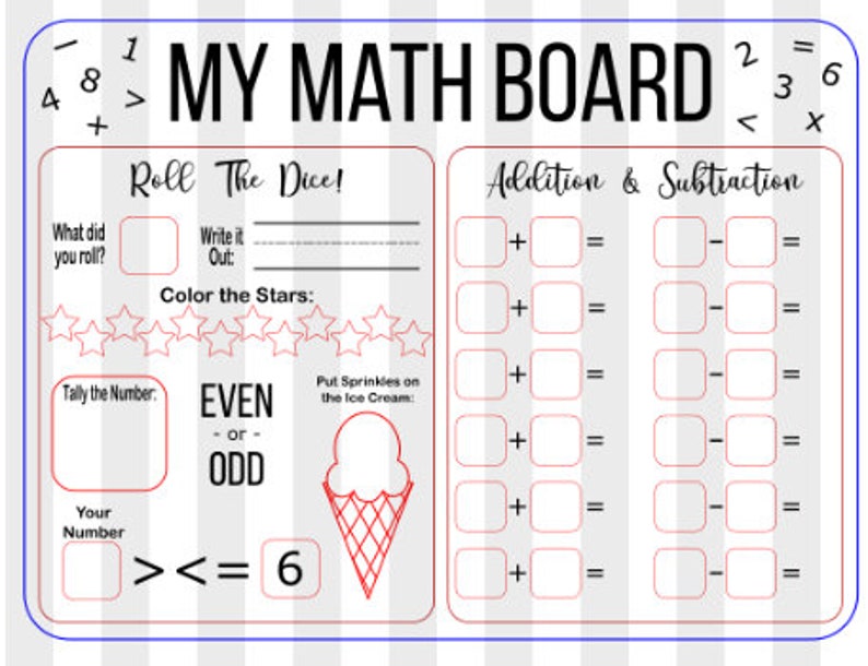 Cricut Math Svg. Dry Erase Math Boards SVG. Math Games SVG. Etsy