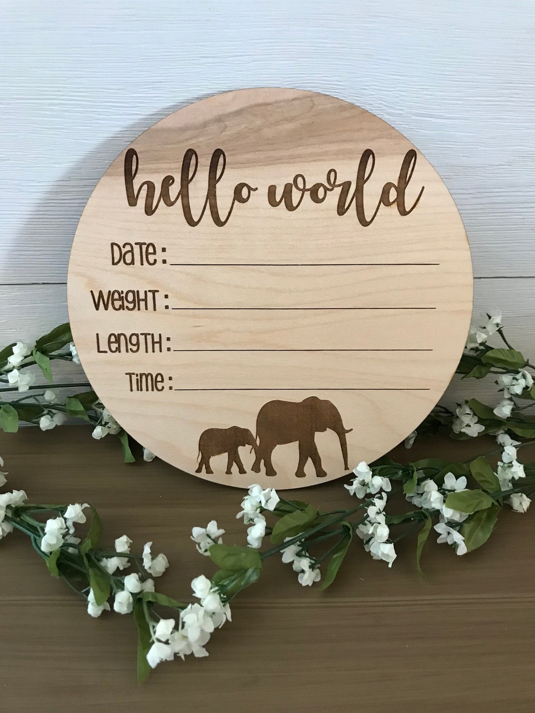Birth Stats Announcement Sign. Hospital Baby Announcement Sign. Baby ...