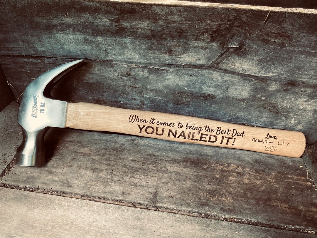 Engraved Hammer. Best Father's Day Gift. Engraved Etsy