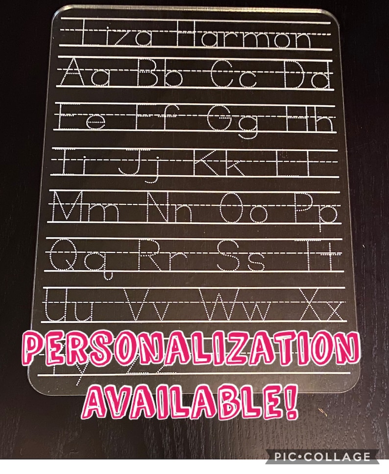 Dry Erase Tracing Boards. Tracing Letters. Tracing Shapes. Etsy