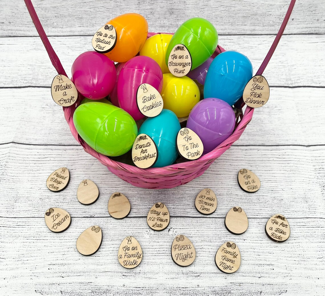 Easter Egg Tokens Easter Egg Experiences Easter Gift Easter Etsy