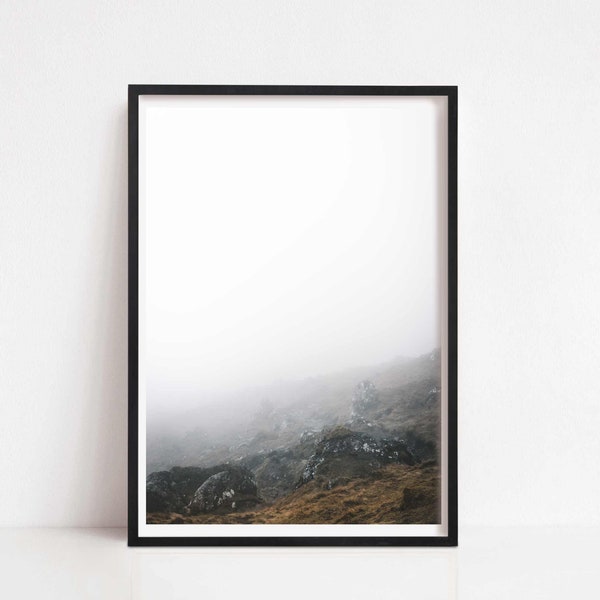 Misty Landscape Etsy