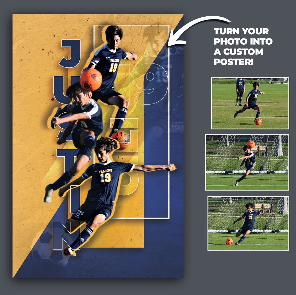 Custom Poster Sports Poster Collage for any athlete or Etsy