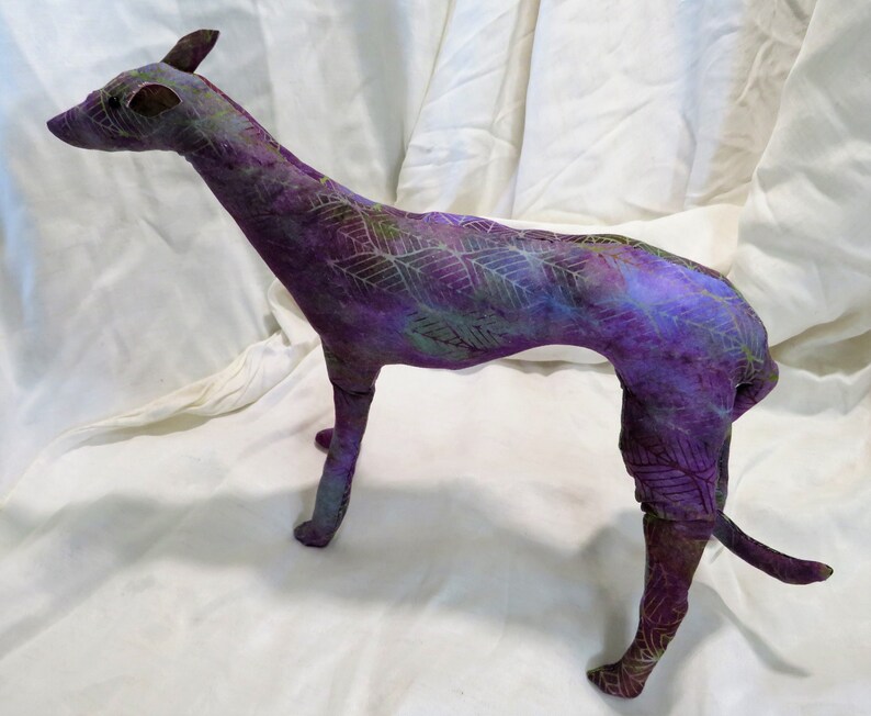 Greyhound Lurcher Sighthound Stuffed Figurine-NOT A TOY | Etsy