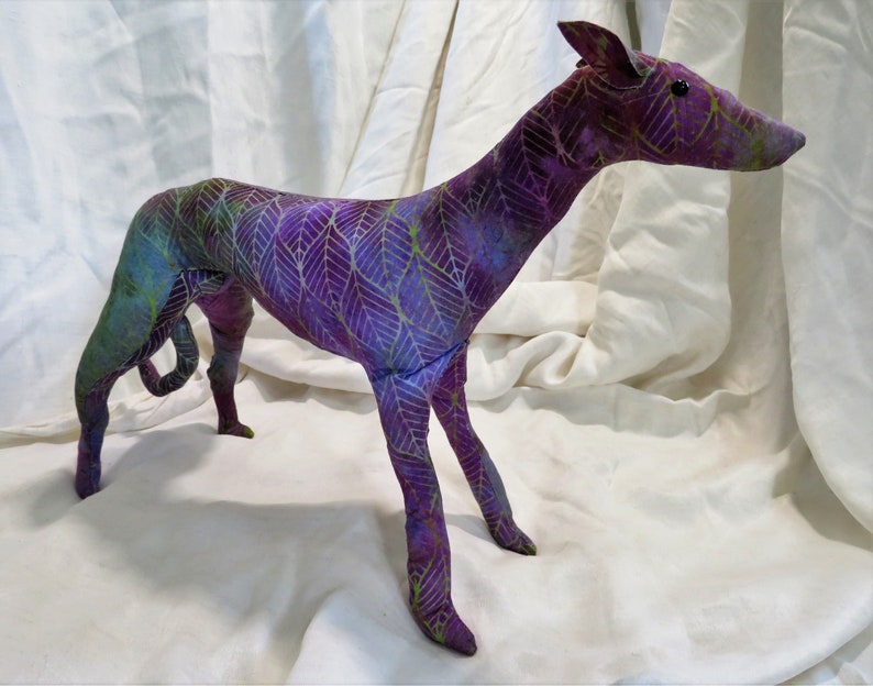 Greyhound Lurcher Sighthound Stuffed Figurine-NOT A TOY | Etsy