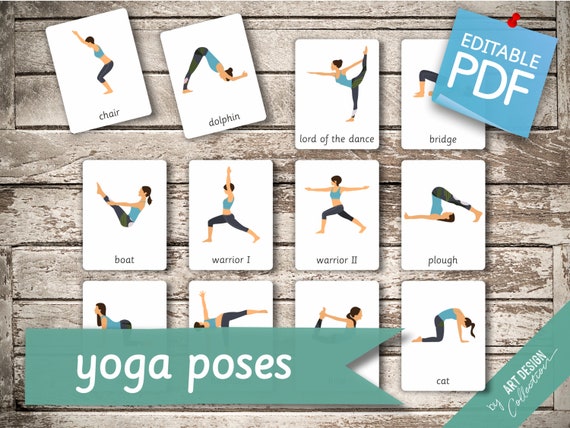 images Flash Cards Yoga Poses For Kids Pdf etsy