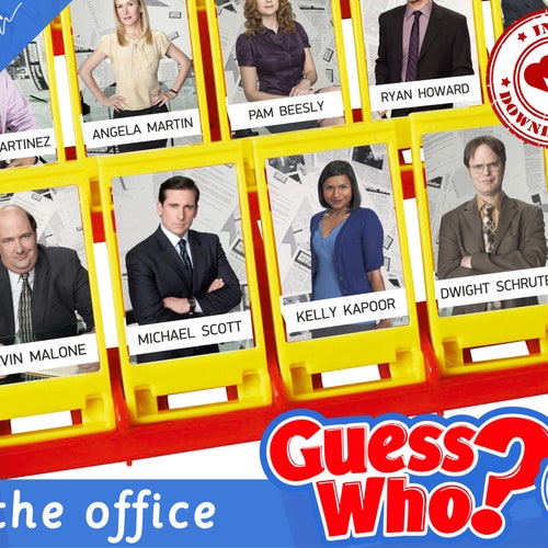 Guess Who The Office Printable