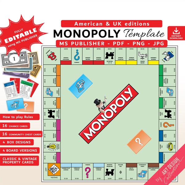 Monopoly Party - Etsy