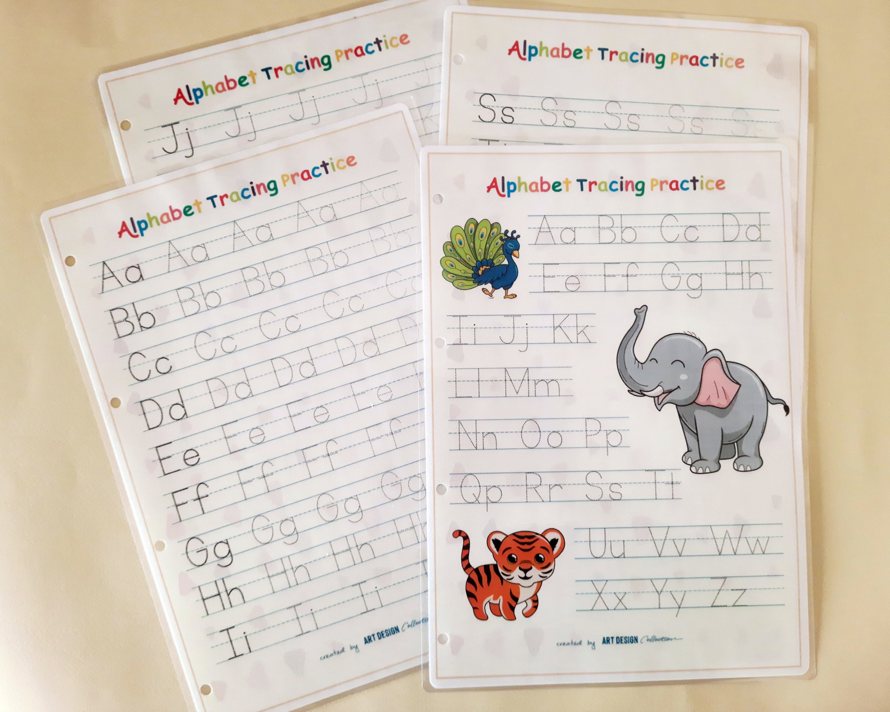 Alphabet Busy Book Printable Preschool Activity Homeschool Etsy