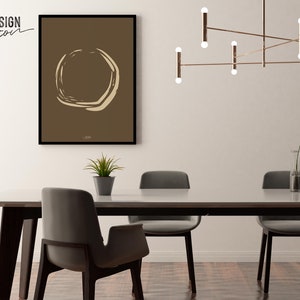 Circle Abstract Wall Art Printable Circles Wall Art Decor - Etsy