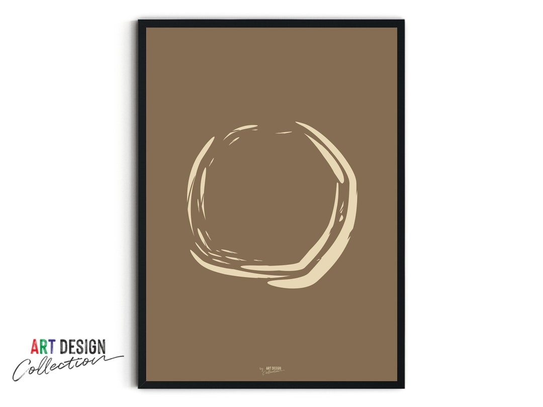 Circle Abstract Wall Art Printable Circles Wall Art Decor Etsy