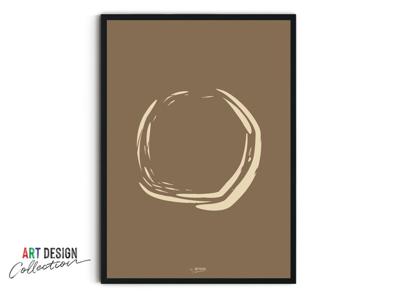 Circle Abstract Wall Art Printable Circles Wall Art Decor Etsy