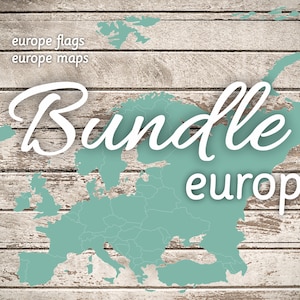 BUNDLE EUROPE (Flags, Maps) • 114 Editable Montessori Cards • Flash Cards Nomenclature Cards Editable Pdf Printable Cards preschool Toys