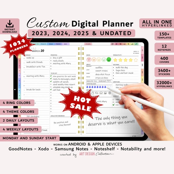 2025 Daily Planner Etsy