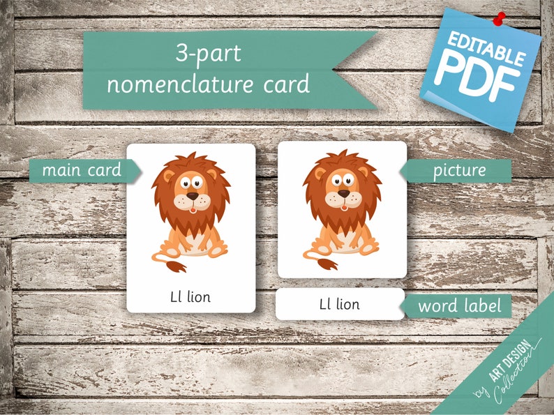 INDOOR ACTION VERBS 20 Editable Montessori Cards Flash Cards Nomenclature FlashCards Editable Pdf Printable Cards preschool image 8