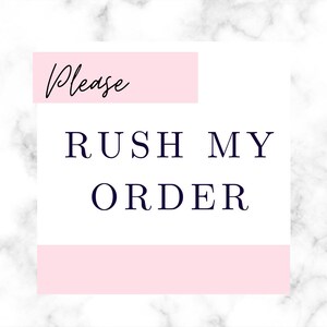 Por favor, apresse meu pedido