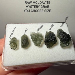 ONE Mystery Moldavite Piece—Randomly Selected | The one that finds you, intuitively chosen