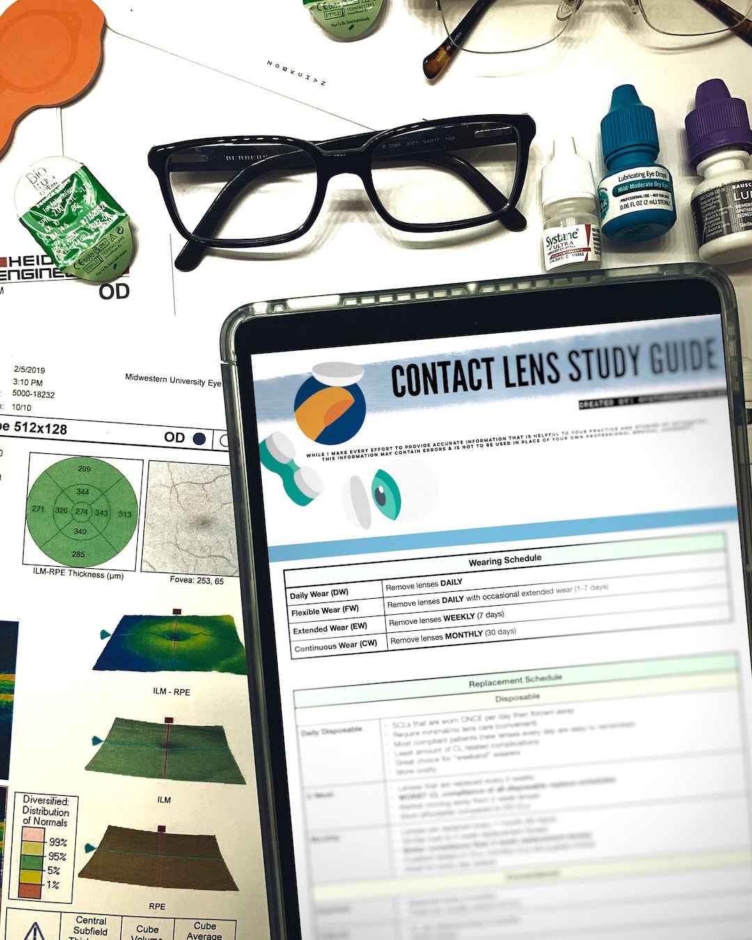 Contact Lens Study & Reference Guide Digital Downloads - Etsy