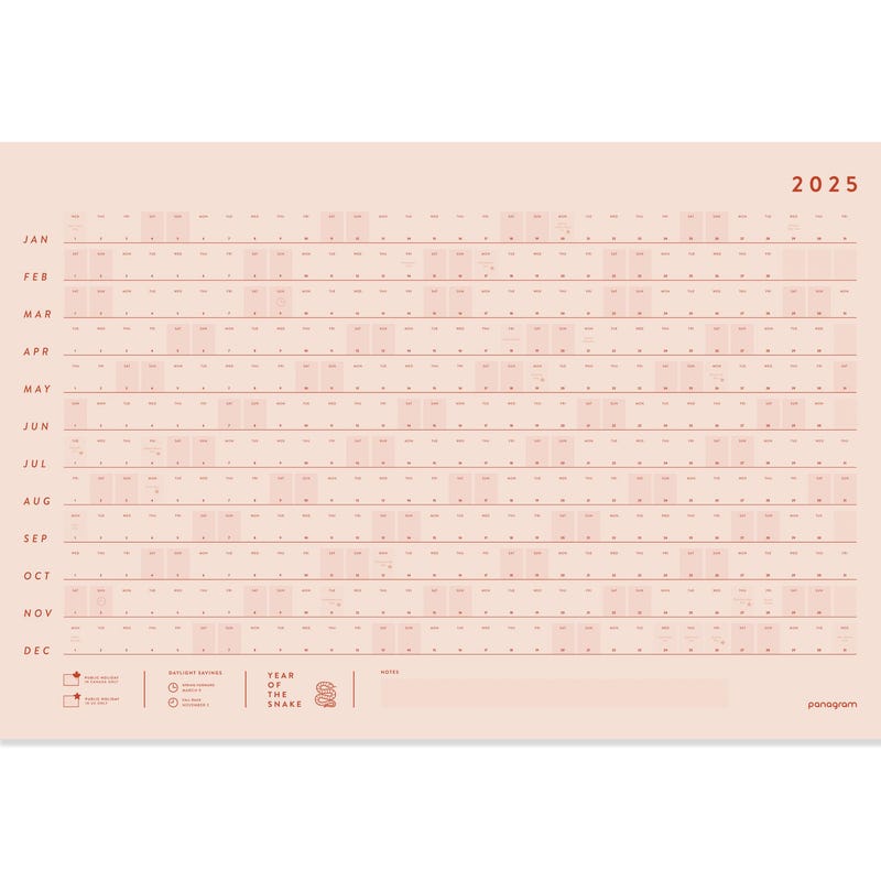Extra Large Wall Calendar - Etsy