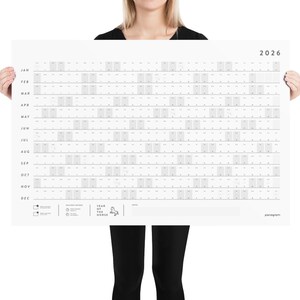 2026 Large Wall Calendar | Full Year Calendar For Planners and Creative Professionals | Office Planner | Content Calendar (White) image 6