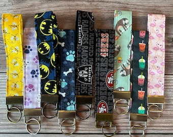 Key Fob/ Wristlet/ Keychain/ 49ers/ Boba/ Sloths/ Flamingos/ Ready to Ship