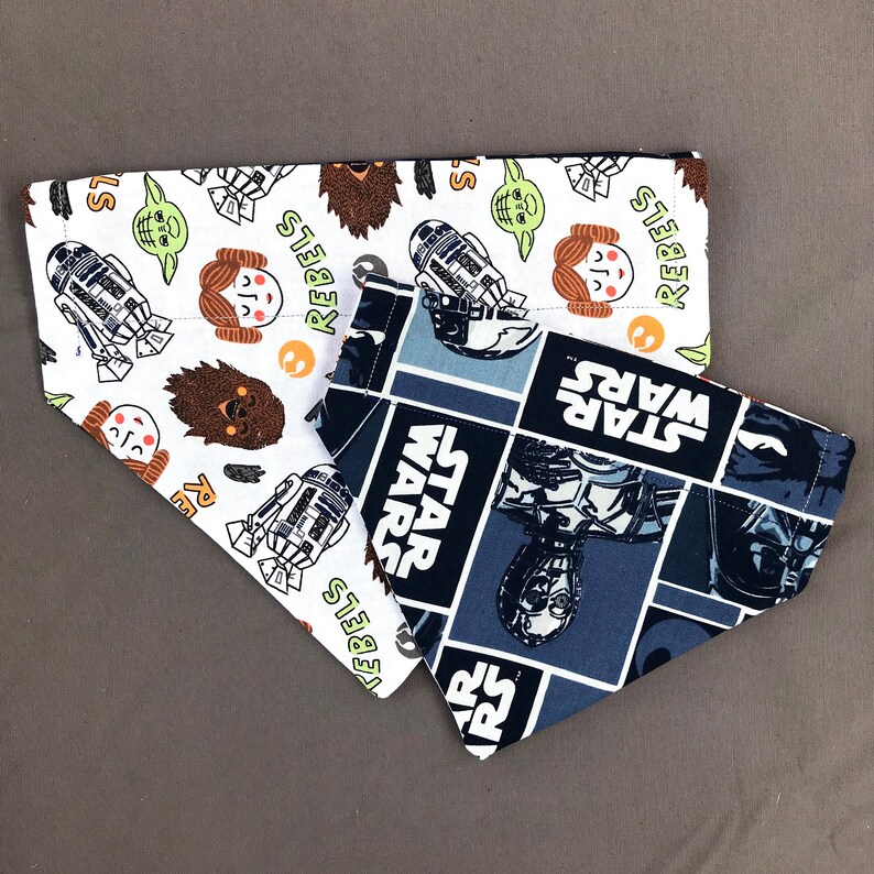 Star Wars Dog Bandana Star Wars Double sided over the Etsy
