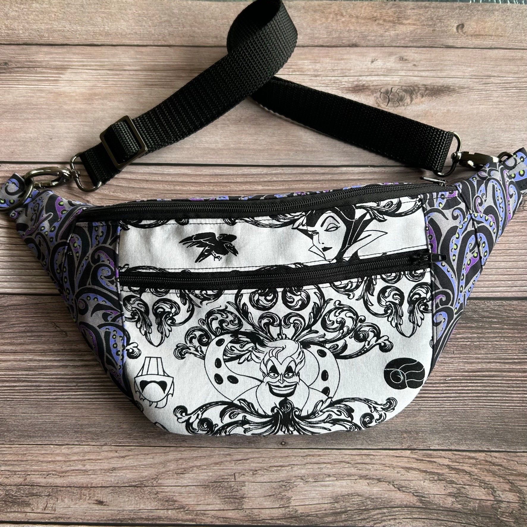 Ferris Fanny Pack Evil Villains Ursula Ready to Ship Travel Bum Bag Etsy