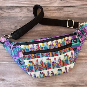 Ferris Fanny Pack/ Small World/ Fantasyland/ Colorful/ Ready to Ship/ Bum Bag/ Theme Park/ Characters