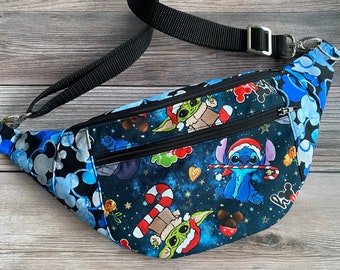 christmas bum bag