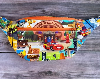 Ferris Fanny Pack/ Cars Land/ Lightning McQueen/ Magical/ Bum Bag/ Ready to Ship