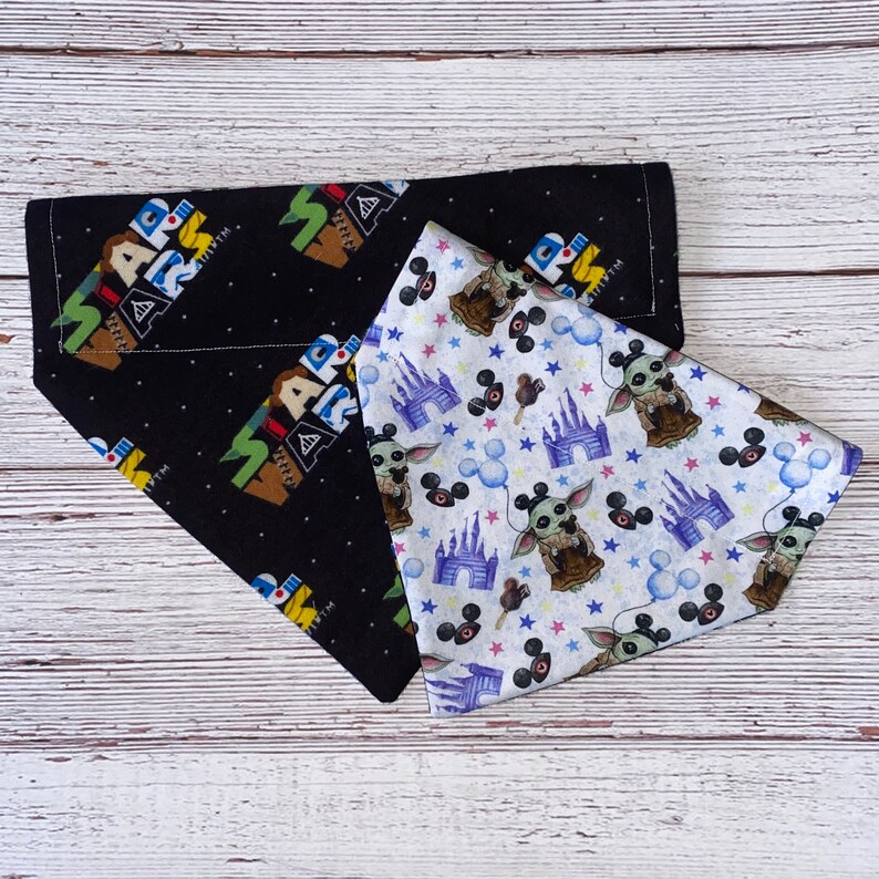 Star Wars Dog Bandana Star Wars Double sided over the Etsy