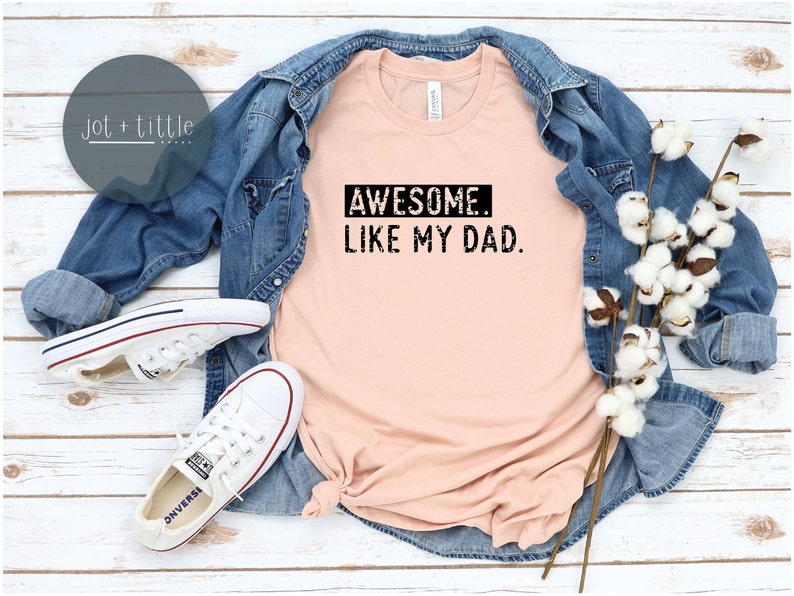 Download Awesome Like My Dad SVG Daddy Daughter Son Fathers Day | Etsy
