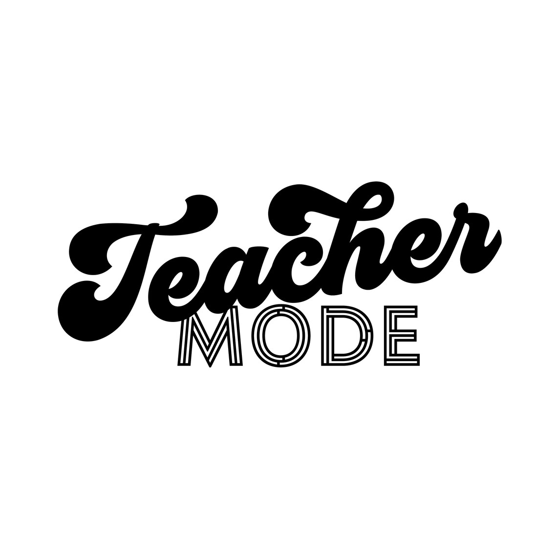Download Teacher Mode SVG Retro Preschool Day Care Elementary ...