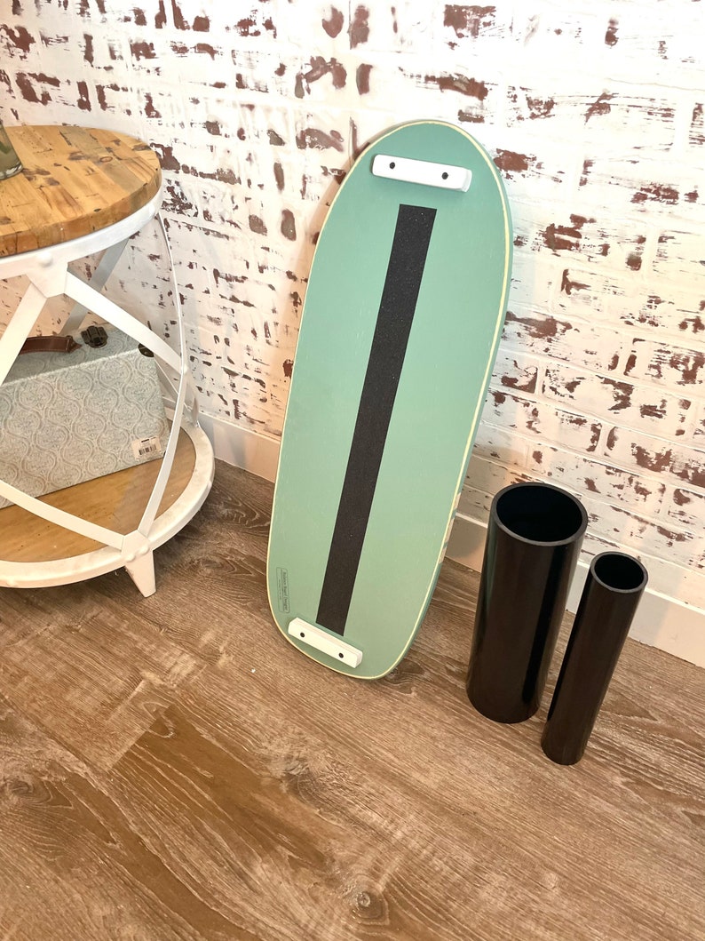 Balance Board With Two Rollers summa Time Balance Trainer Etsy