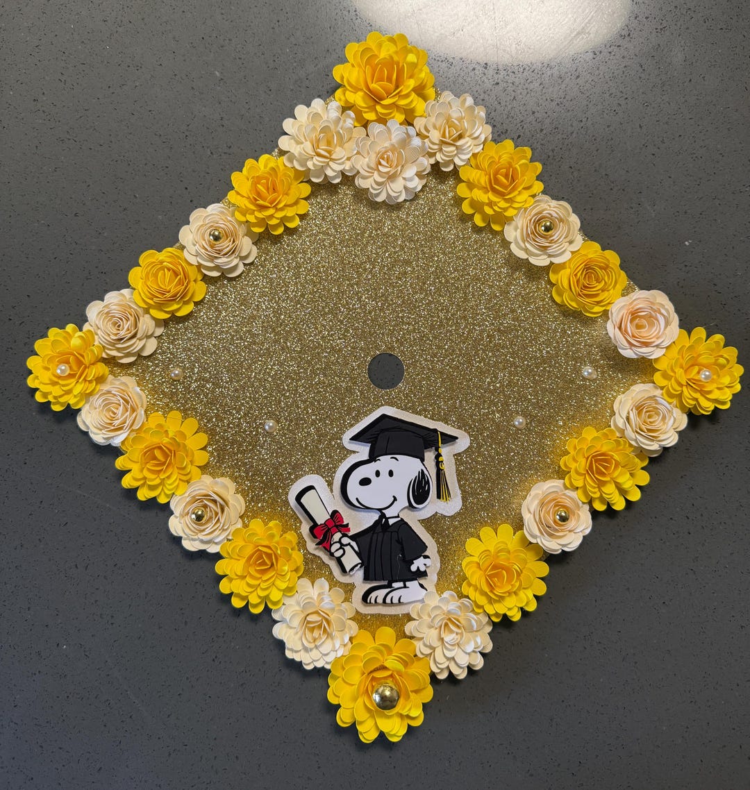 Snoopy Dog Graduation Cap Topper - Etsy