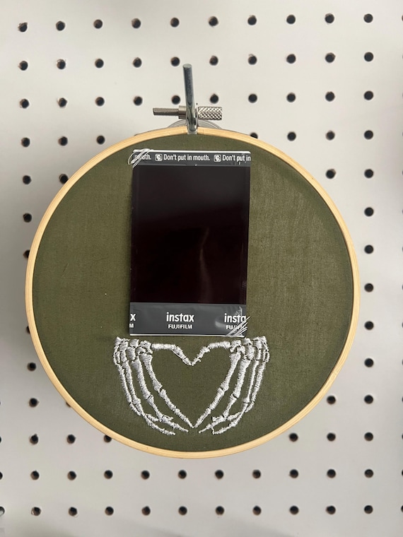 Heart Skull Custom Polaroid Frame