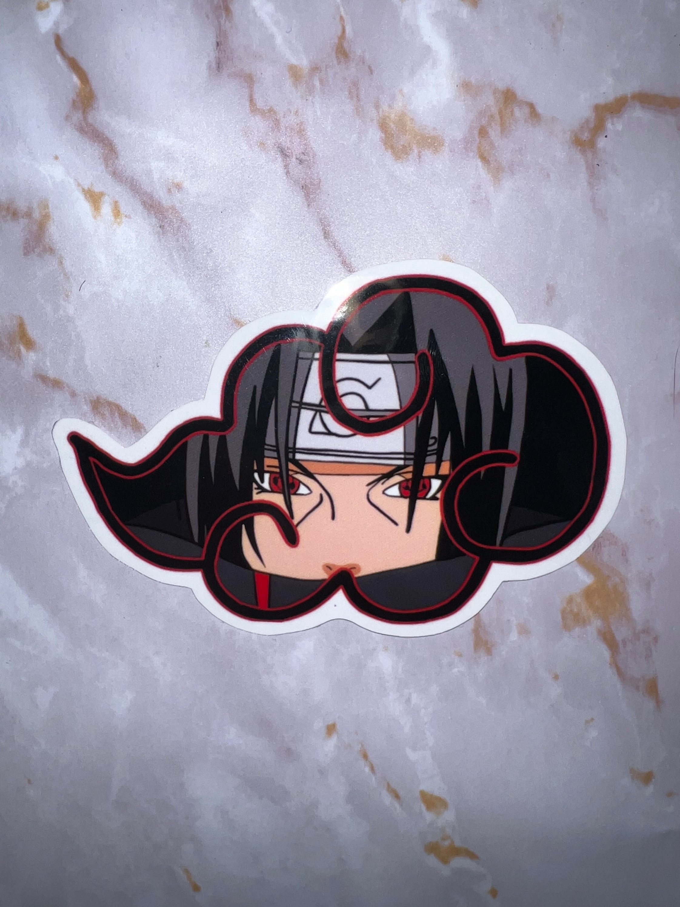 Itachi Uchiha Sasuke Madara Shisui Uchiha Sharingan Mangekyo Peeker Anime  Decal