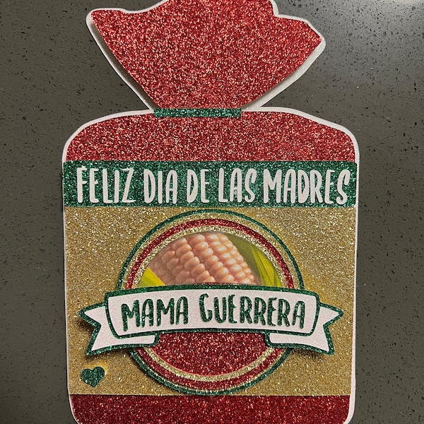 Mama Guerrera Tortilla/Feliz Dia de Las Madres Topper