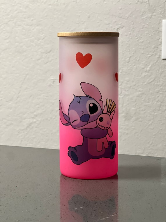 Experiment 626 & Hearts Frosted Glass Tumbler