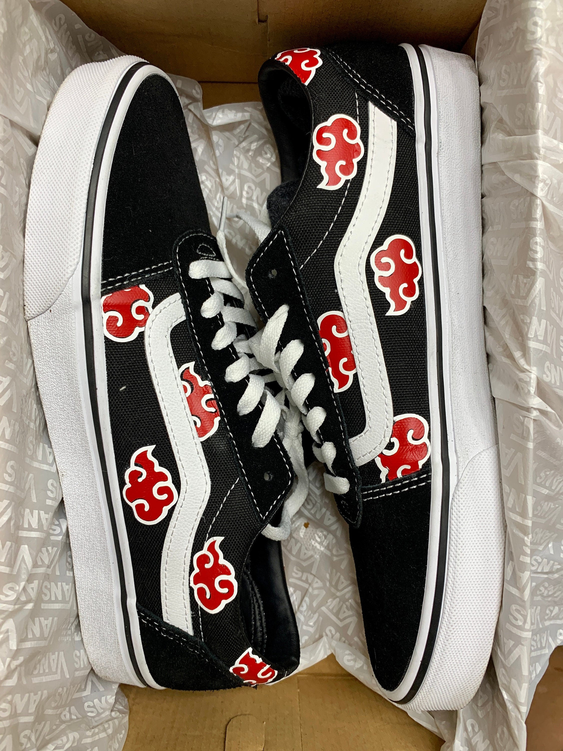 Naruto Vans - Etsy UK