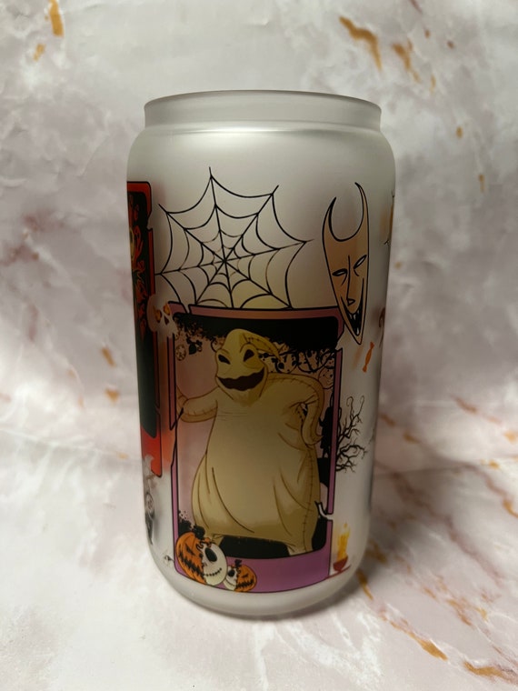 Nightmare Frosted Glass Cup