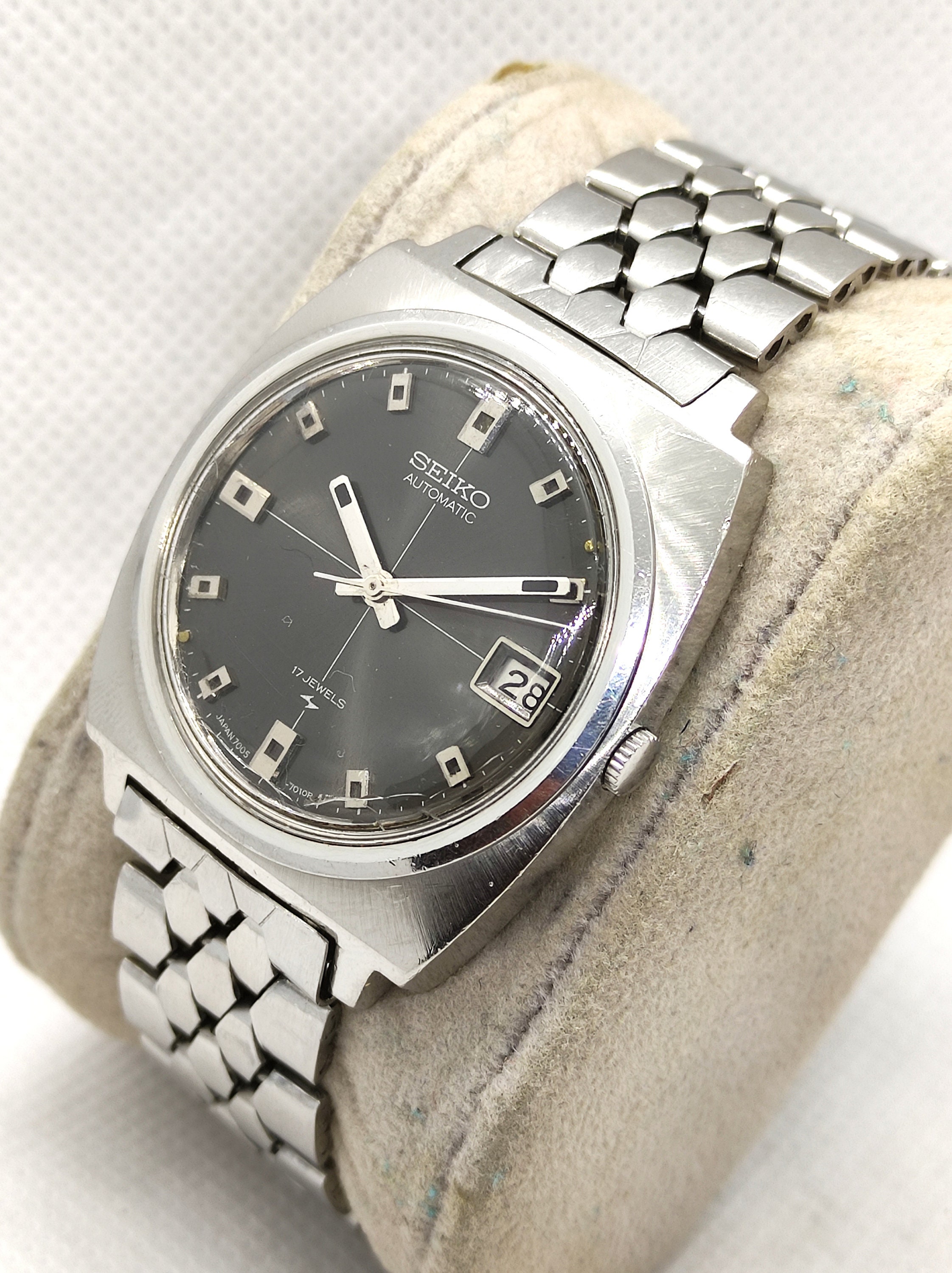 Vintage Seiko 7005-7010 Orologio automatico uomo 17 gioielli | Etsy Italia