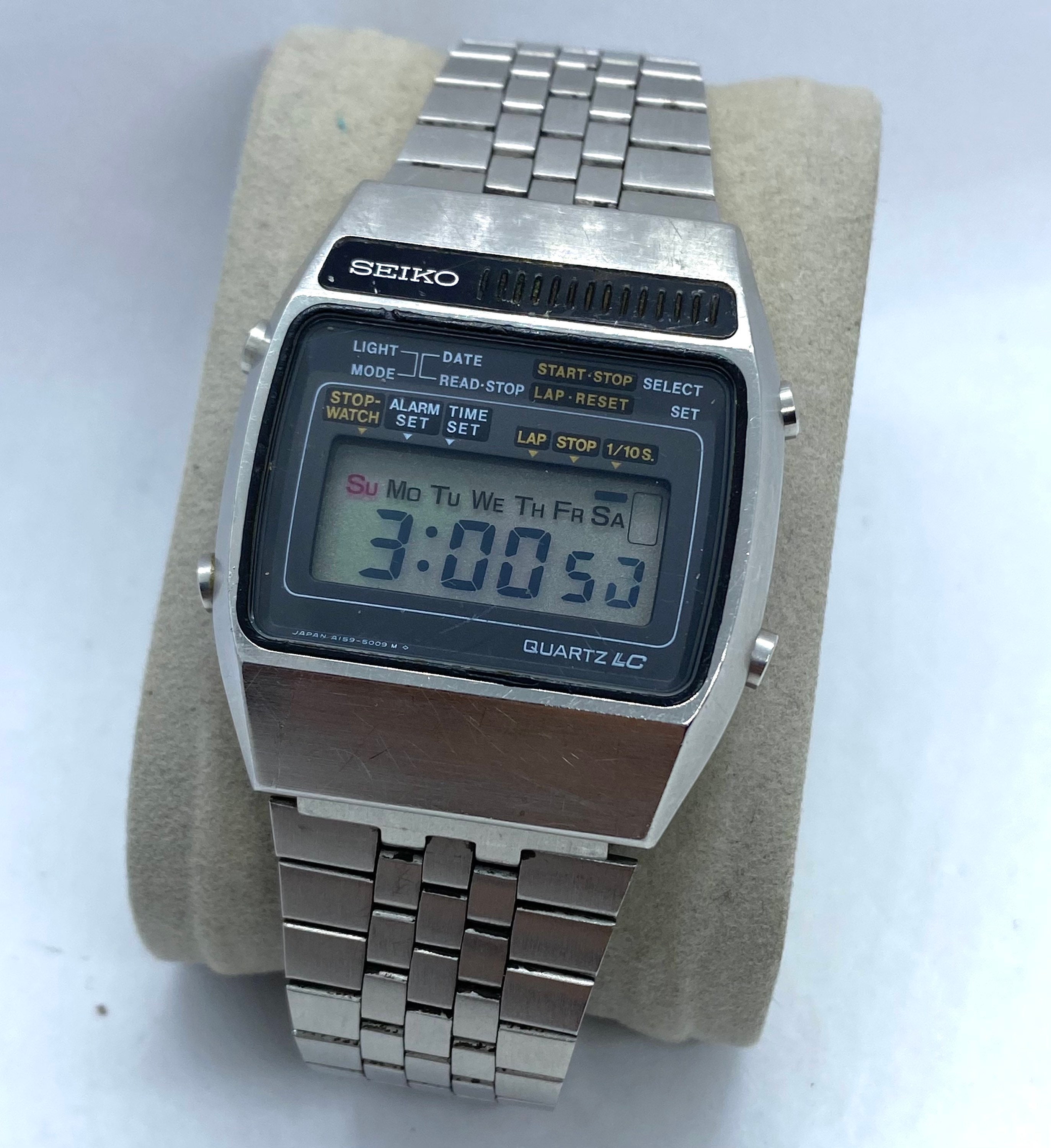 SEIKO Quartz LC A159-5019 G Vintage Watch Men's LCD - Etsy Ireland