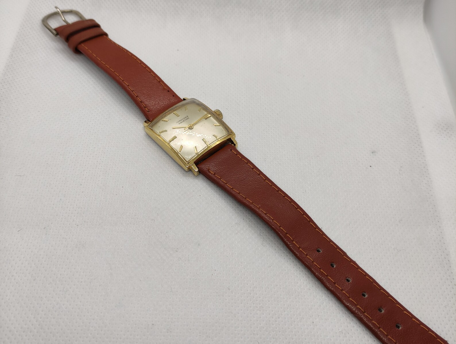 Vintage JUNGHANS MEISTER Square Watch Men's Manual Winding Etsy