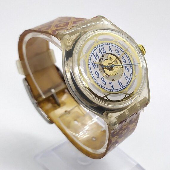 Swatch Watch Automatic UZOR Gold Swatch SAK122 AG