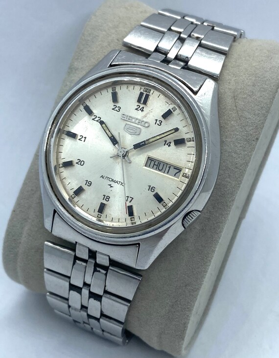 Seiko 5 Automatic Watch Mens Vintage Seiko 7009-4040 Day-date - Etsy Hong  Kong