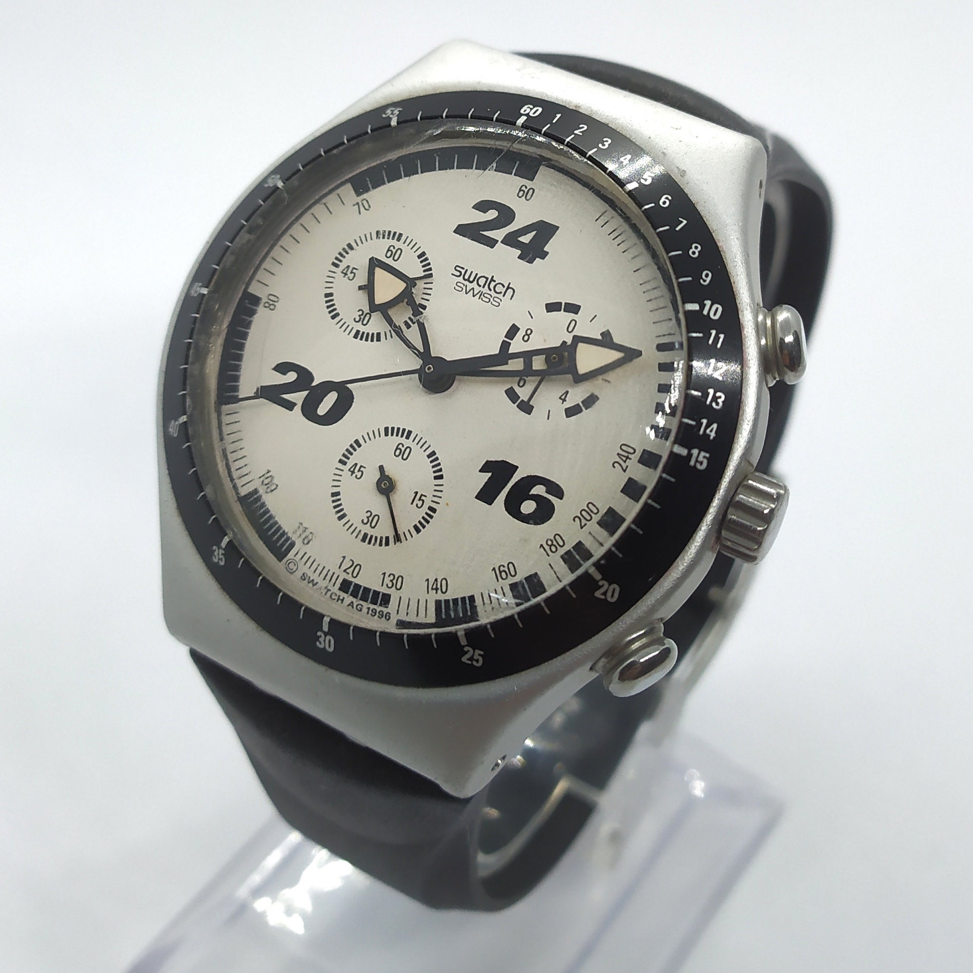 fan Any margin swatch irony aluminium chronograph Catastrophic